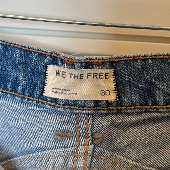 Free People We The Free Good Luck Mid-Rise Barrel Jeans 30 - Picture 9 of 10
